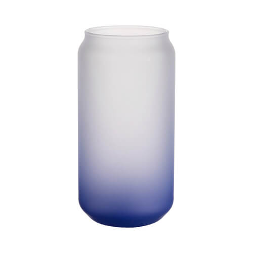 550 ml matné sklo pro sublimaci - tmavě modrý gradient