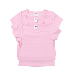 Dětské tričko s krátkým rukávem pro sublimaci - růžové