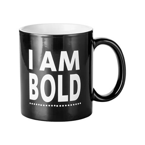 Hrnek (A+) 330 ml - kouzelný s gravírovaním ,,I am Bold'' (sublimace)