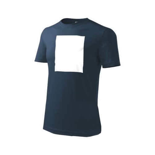 PATCHIRT - Bavlněné tričko pro sublimační potisk - vertikální pole tisku - ZELENÉ