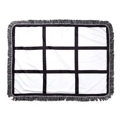 Plyšová deka 101 x 76 cm s fotopanely pro sublimaci - 9 panelů