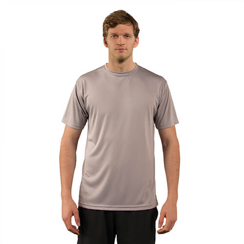 Solární tričko s krátkým rukávem - Athletic Grey
