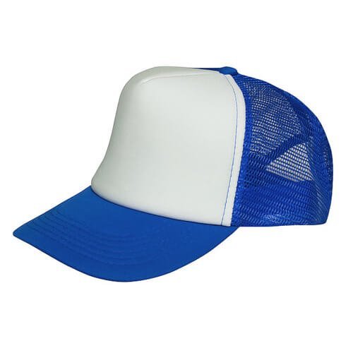 Sublimační baseballová čepice - modrá