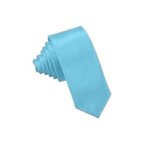 Sublimační termotransferová kravata v mořské modři