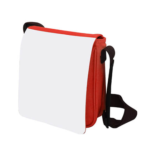 Taška přes rameno 18 x 21 x 6 cm - červená Sublimační termotransferový tisk