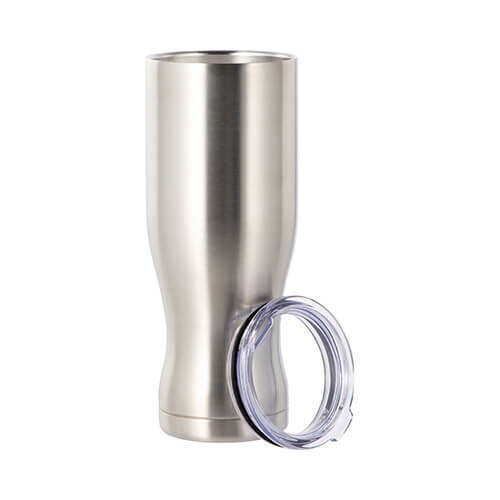 Sublimační sklenice z nerezové oceli o objemu 750 ml - stříbrná