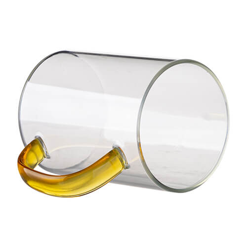 Sklenice 450 ml se žlutým uchem pro sublimaci