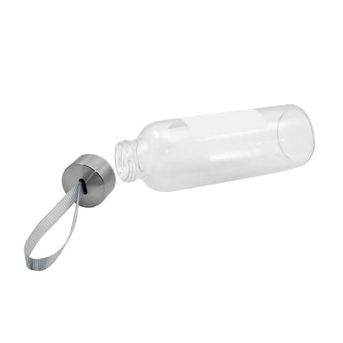 Skleněná láhev 420 ml s obdélníkovým rámečkem Sublimační termotransfer