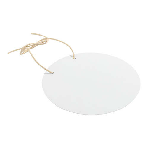 Hliníkový závěs na dveře pro sublimaci - kruh Ø 25 cm