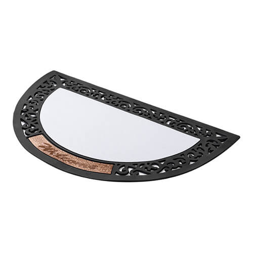 Polokruhová rohožka z PVC a plsti pro sublimaci