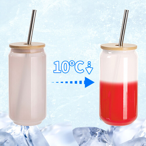 Sklenice na sublimaci za studena o objemu 550 ml - červená