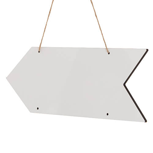 Visačka na dveře z MDF pro sublimaci - šipka