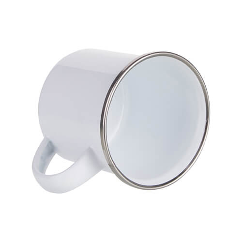 Kovový hrnek 180 ml pro sublimaci - bílý