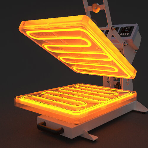 Oboustranný plochý lis OtterPro Top & Bottom 40 x 50 cm