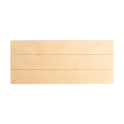 Obdélníkový překližkový fotorámeček, pruhovaný, 30 x 12,7 cm