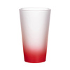 450 ml matné sklo pro sublimaci - červený gradient