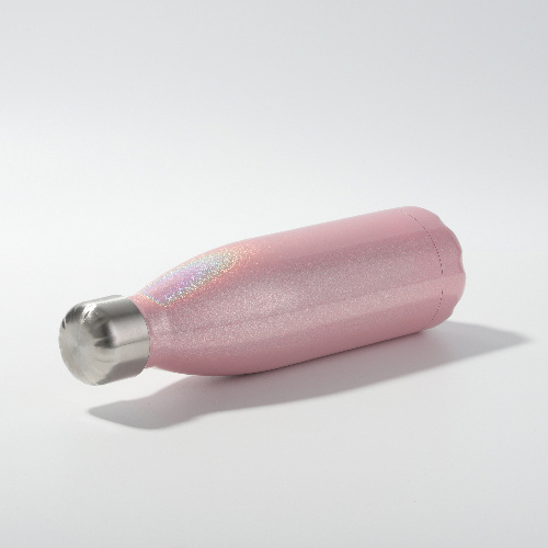 Bidon - nápojová láhev 500 ml pro sublimaci - duhová růžová