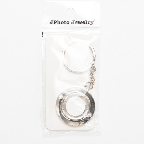 Otočný přívěsek na klíče pro sublimaci - kruh