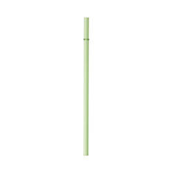 Rovné skleněné brčko 23 cm - zelené