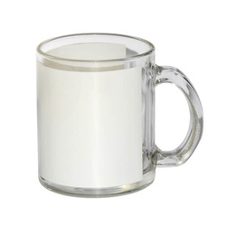 Skleněný hrnek 330 ml s rámečkem pro sublimaci