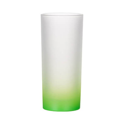200 ml matné sklo pro sublimaci - zelený gradient