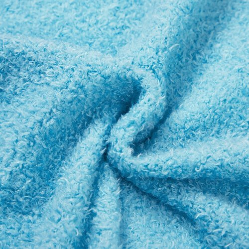 Plyšový sáček 34 x 37 cm pro sublimaci - bílý a modrý