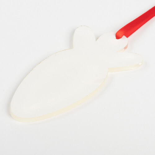 Sublimační akrylový přívěsek - Mrkev