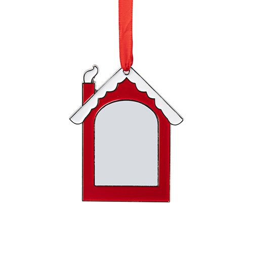 Kovová visačka na vánoční stromek pro sublimaci - dům