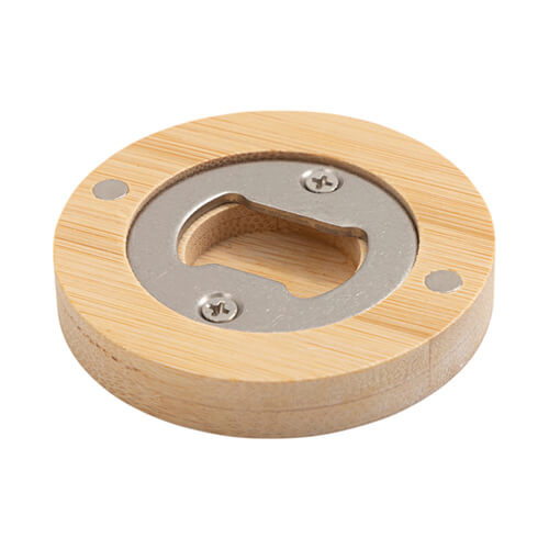 Bambusový kulatý otvírák ∅ 6 cm pro sublimaci