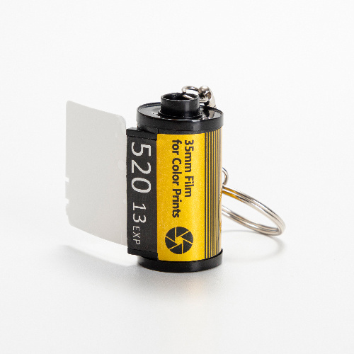 Kazeta na klíče s fotografickým filmem pro sublimaci - stříbrná