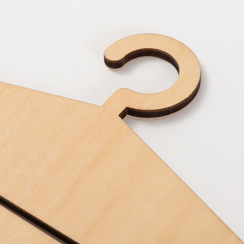 Pět závěsných překližkových rámečků pro sublimaci - věšák