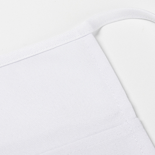 Bílý náhradní díl se třemi kapsami pro dospělé na sublimaci