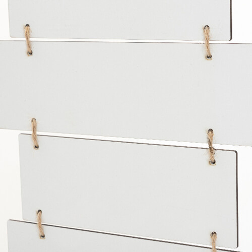 Šest závěsných rámů MDF pro sublimaci