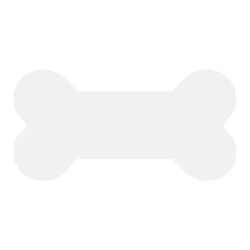 MDF fotorámeček ve tvaru kosti, 25,4 x 12,7 cm