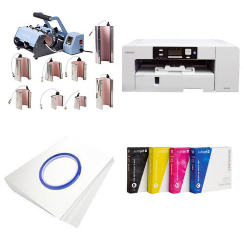 Sada sublimační tiskárny kelímků Sawgrass Virtuoso SG1000 + CE-TMP30BL-8IN1