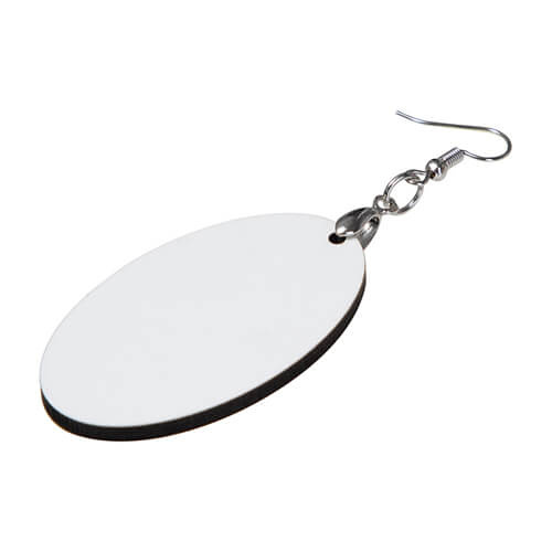 MDF náušnice pro sublimaci - oválné