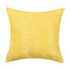Lněný povlak na polštář 40 x 40 cm Bělený hvězdně žlutý pro sublimaci