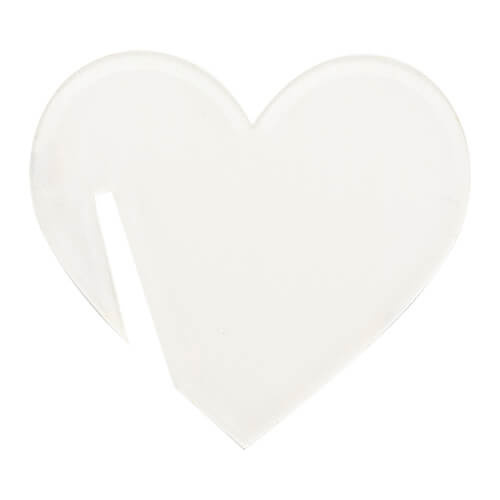 Akrylový skleněný závěs pro sublimaci - srdce