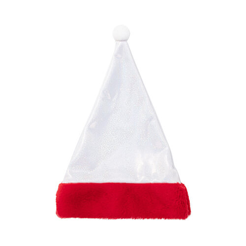 Čepice z brokátu svatého Patrika - sublimace - bílá