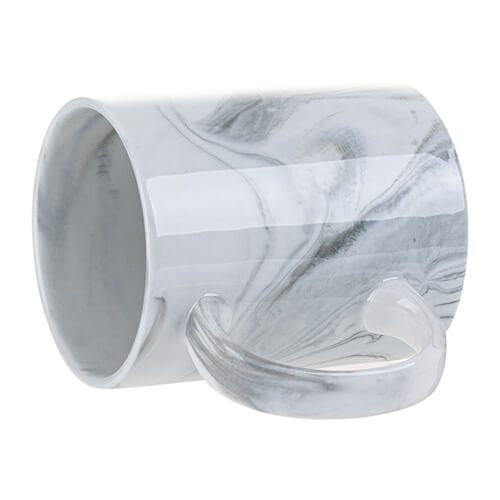 330 ml hrnek pro sublimaci - šedý mramor