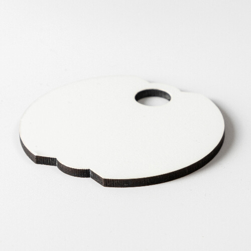 Jmenovka z dřevovláknité desky pro hrnek 480 / 600 / 540 / 750 ml pro sublimaci - bud