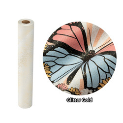 Třpytivá fólie DTF OtterPro 60 cm x 100 m - Gold