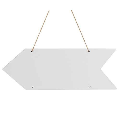 Visačka na dveře z MDF pro sublimaci - šipka