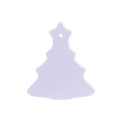 Plastový přívěšek na vánoční stromek velký Sublimační termotransfer