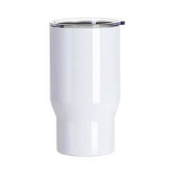 Cestovní hrnek z nerezové oceli o objemu 550 ml pro sublimaci - bílý