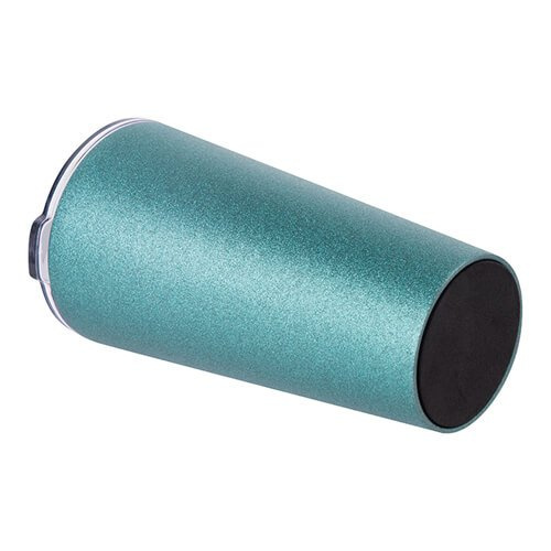 Termohrnek z nerezové oceli o objemu 480 ml pro sublimaci - modré třpytky