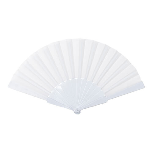 Vějíř pro sublimaci - 23 x 42, 5 cm - bílý