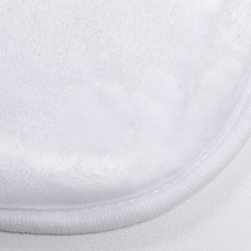 Deka Minky s kapucí pro sublimaci - bílá