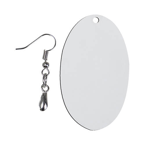 MDF náušnice pro sublimaci - oválné