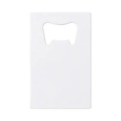 Otvírák na lahve 5,3 x 8,5 cm pro sublimaci - bílý